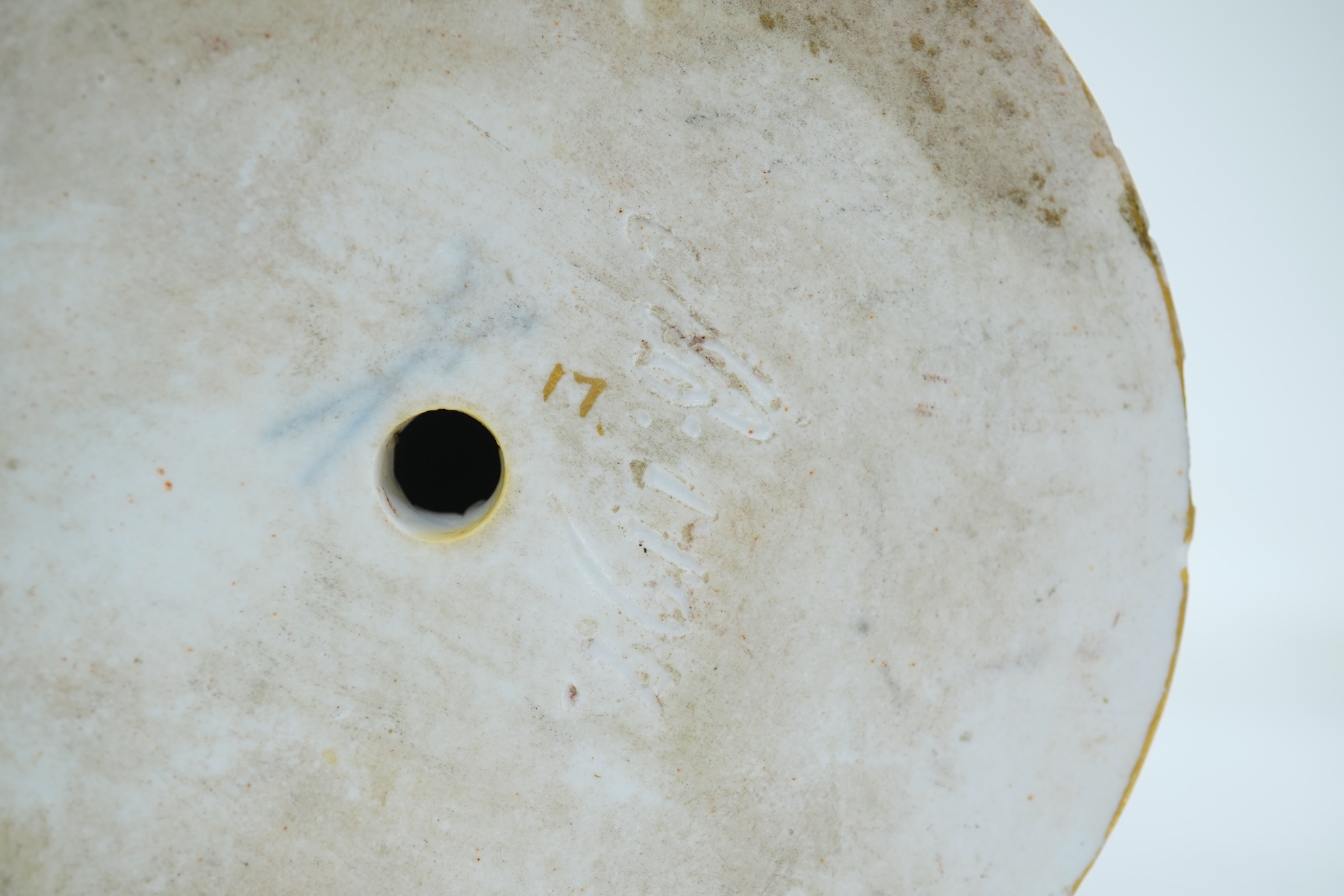 A near pair of Meissen figural candlesticks, late 19th century